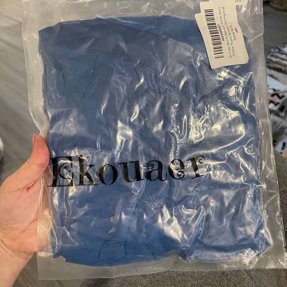 Womens Tennis Skirt Pleated Golf Running Workout Skort Pocket - Picture 3 of 5